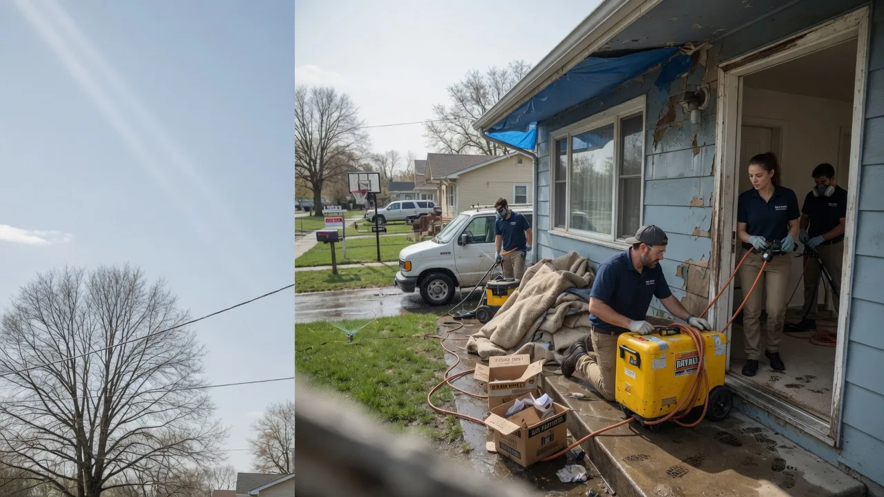 Basement Flood Cleanup in Powderly, KY near me